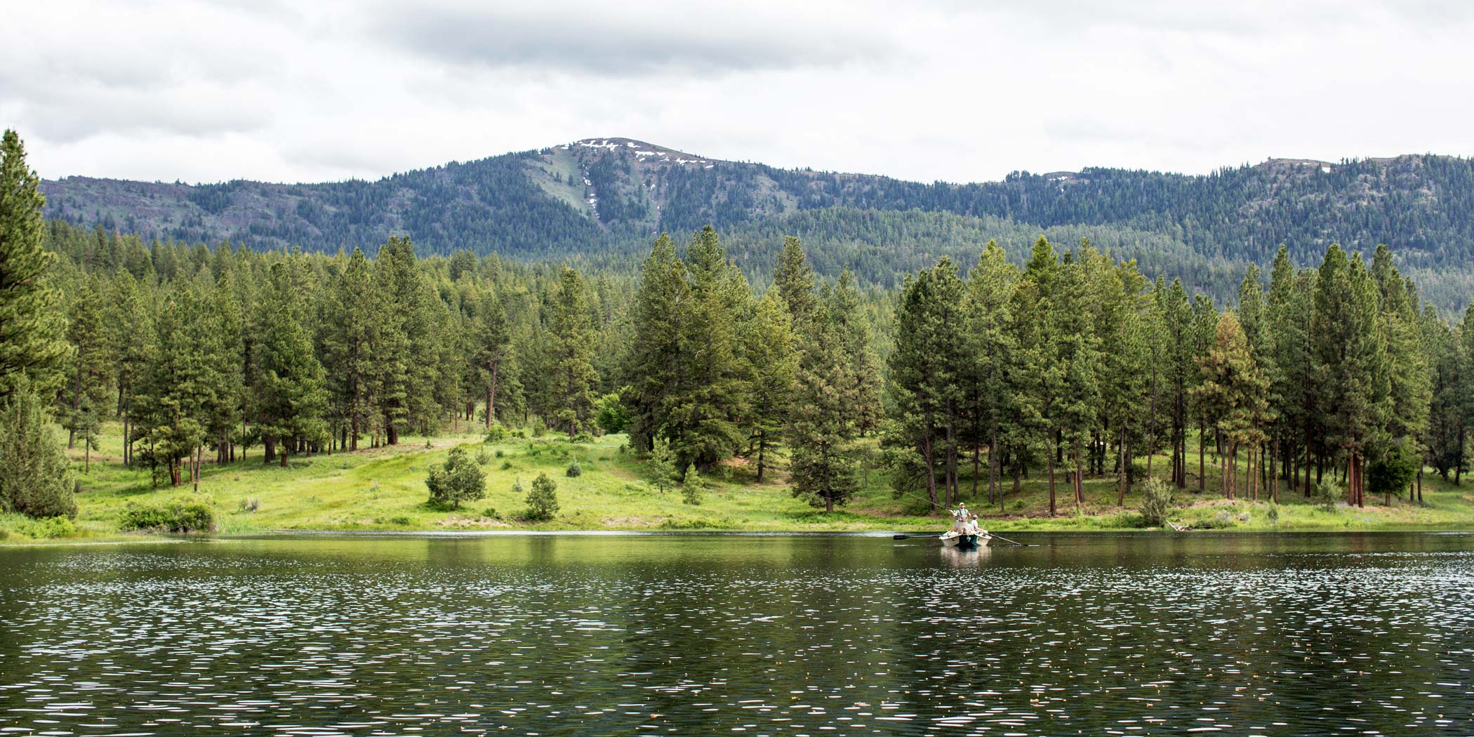 Fishing on Rock Creek Lake